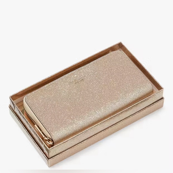 Kate Spade Glimmer Boxed Large Continental Wallet♠️✨ - Picture 9 of 9